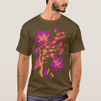T-shirt Japonais Sakura Flower Retro 90s Vaporwave Cherry