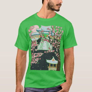 T-shirt Japonais Sakura Tree Fleur rose Japon Cerisier Blo