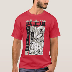 T-shirt Japonais Samurai Anime
