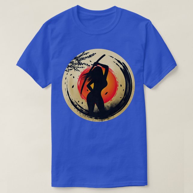 T-shirt Japonais Samurai Bushido Code cadeau  (Design devant)