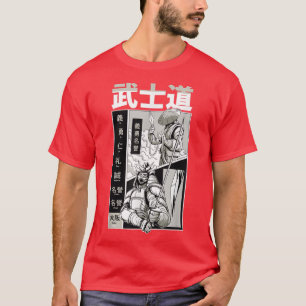 T-shirt Japonais Samurai Bushido guerriers