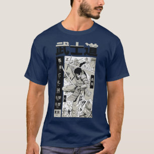 T-shirt Japonais Samurai combattant guerrier Swordsm japon
