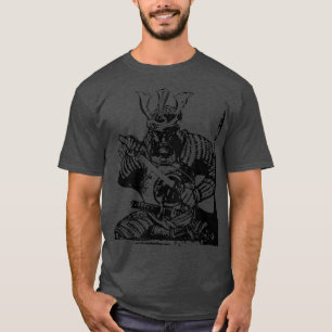 T-shirt Japonais Samurai Guerrier Art Vintage Japon