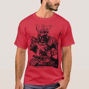 T-shirt Japonais Samurai Guerrier Art Vintage Japon