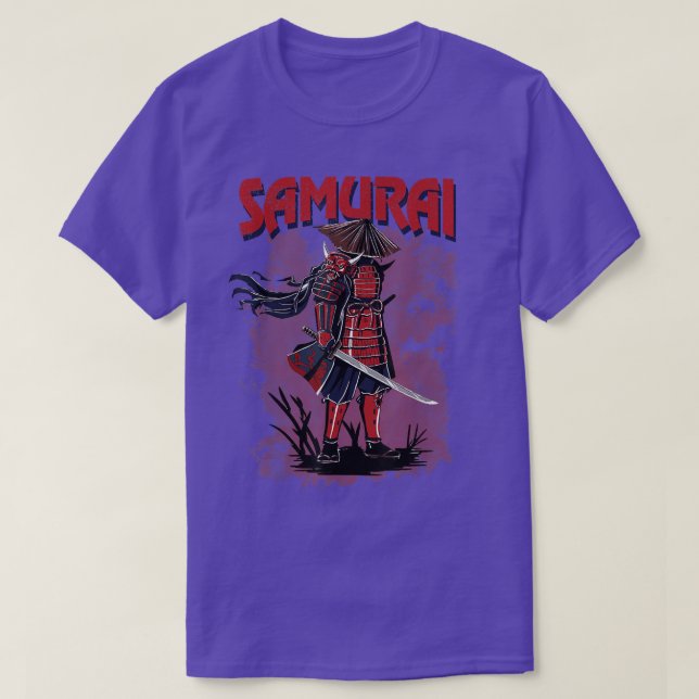 T-shirt Japonais Samurai Guerrier Bushido Code, Swordsman (Design devant)