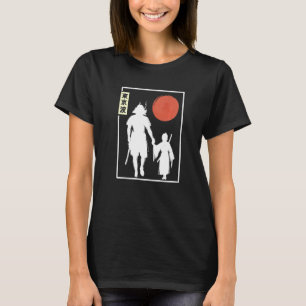 T-shirt Japonais Samurai guerrier papa & son japonais Sun