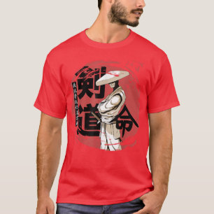 T-shirt Japonais Samurai Kendo Arts martiaux Ronin Aesthet