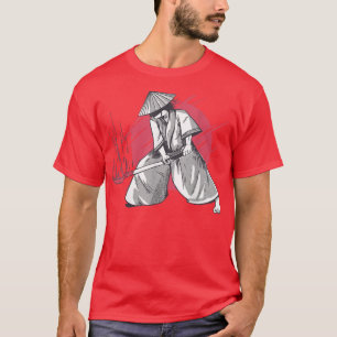 T-shirt Japonais Samurai Shinobu Guerrier Japon Katana (2)