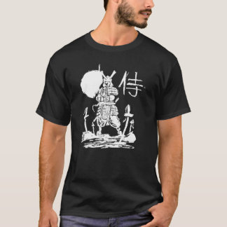 T-shirt Japonais Samurai Warrier Katana Swordsman Art