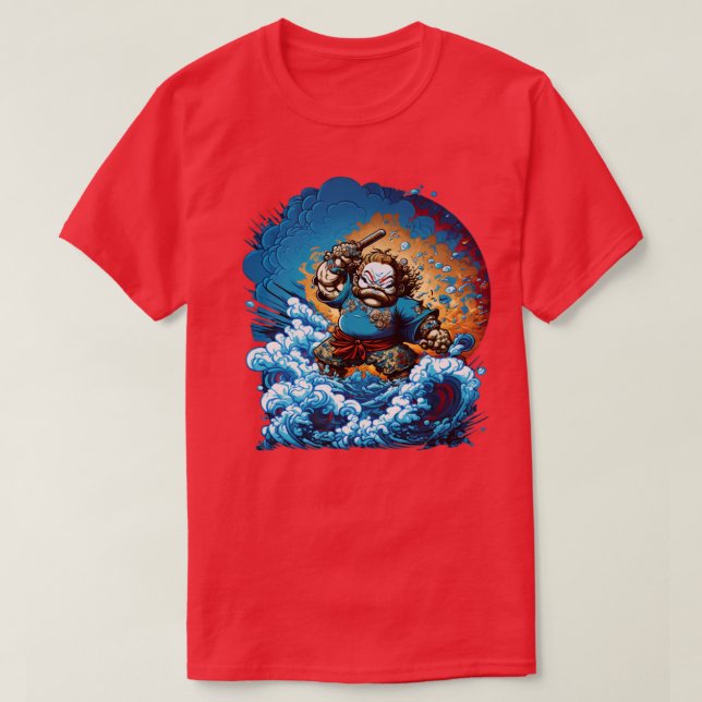 T-shirt Japonais Samurai Warrior (Design devant)