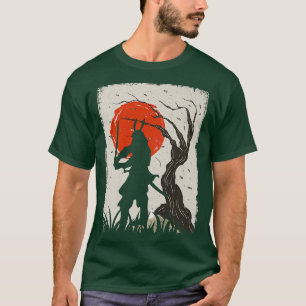 T-shirt Japonais Samurai Warrior Japon Swordsman (2)