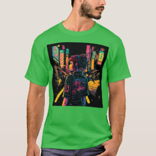 T-shirt Japonais Street Cyberpunk Tokyo Streetwear