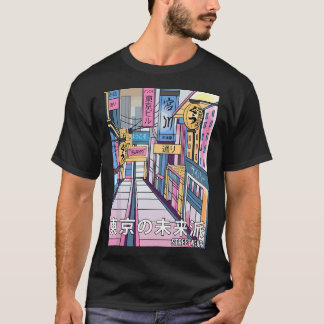 T-shirt Japonais Street Cyberpunk Tokyo Streetwear Aesthet