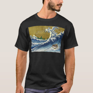 T-shirt Japonais Surf Hérisson Art Tee