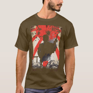 T-shirt Japonais Swordsman Samurai Warrior (2)