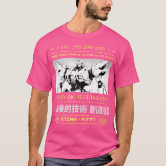 T-shirt Japonais Tokyo Cyberpunk Art Streetwear Plan d'aim