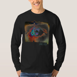T-shirt Japonais Vaporwave Regarde Jeu Oeil Sur Indie Ae