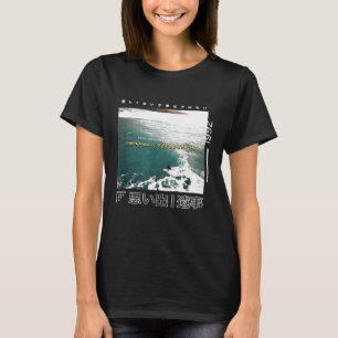 T-shirt Japonais Vintage 90s Surf Streetwear Gra esthétiqu