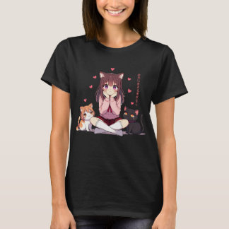 T-shirt Japonaise Anime Girl One's First Love
