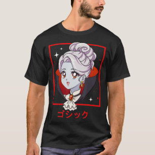 T-shirt Japonaise Anime Girl Punk Evil Manga Pastel Menher