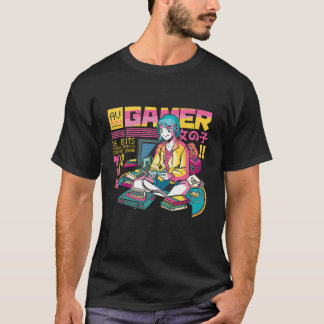 T-shirt Japonaise Anime Girl Vêtements Anime Girl Gamer Va