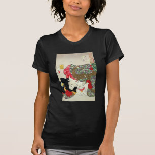 T-shirt Japonaise avec Chat, Tsukioka Yoshitoshi