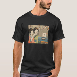T-shirt Japonaise Femme Chat Mème Mad hurler