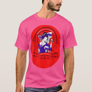 T-shirt Japonaise Geisha Kawaii Girl Kimono Samurai T-shir