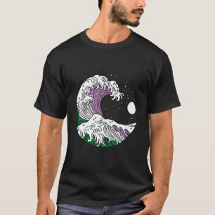 T-shirt Japonaise Great Wave Genderqueer Pride Genre Queer