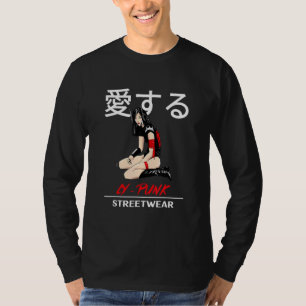 T-shirt Japonaise Guerrière Cyber Punk Streetwear