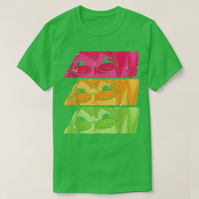 T-shirt Japonaise Manga Otaku Kawaii Anime Girl Japon Anim (Design devant)