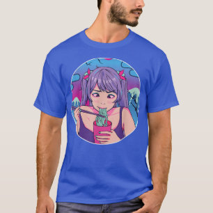 T-shirt Japonaise Petites nouilles Anime Manga Graphisme A