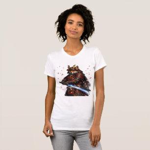 T-Shirt Japonaise Samouraï Renard Kitsune Guerrier
