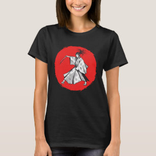 T-shirt Japonaise Samurai Femme Culture Otaku esthétique