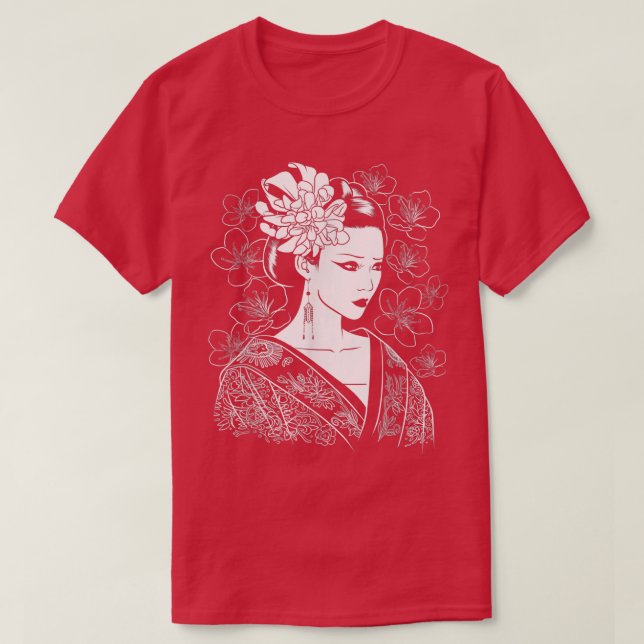 T-shirt Japonaise Samurai Sinobi Fighter Ninja Martial (Design devant)