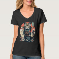 Japonaise Samurai tatouage de chat, Ninja femmes d