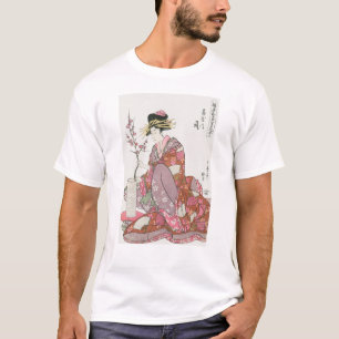 T-shirt Japonaise vintage Peinture art bois prin
