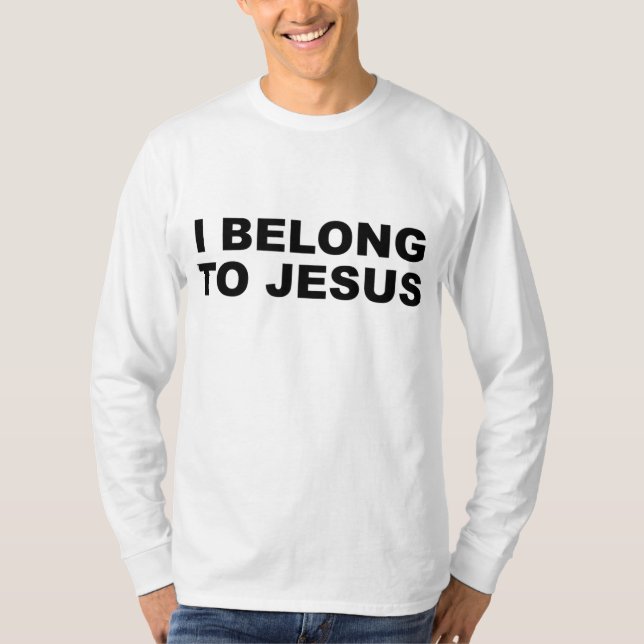 T-shirt J'appartiens à Jésus - mignon cadeau chrétien (Devant)