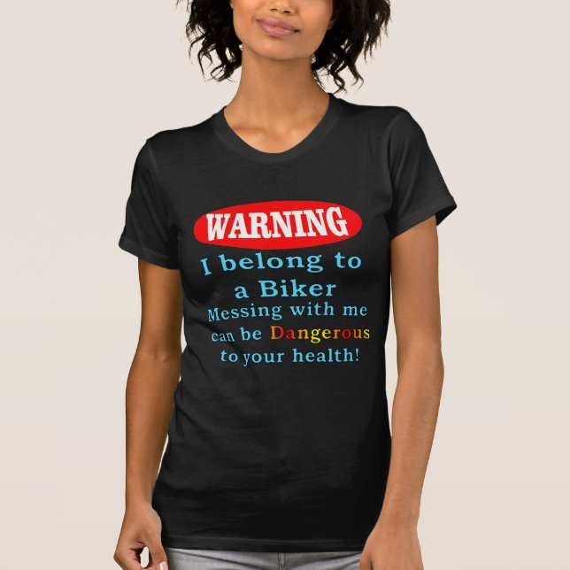 T-shirt j'appartiens à un bkier (Devant)