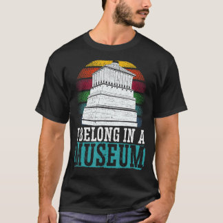 T-shirt J'Appartiens À Un Conservateur De Musée