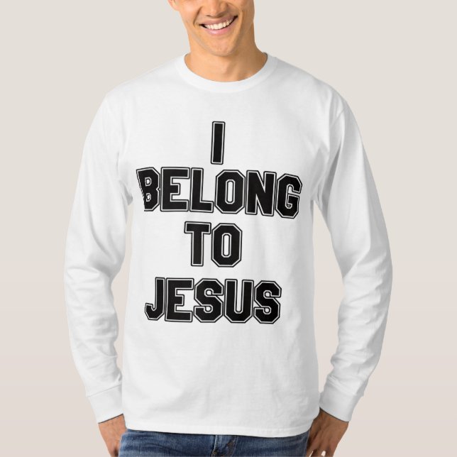 T-shirt J'Appartient À Jésus (Devant)