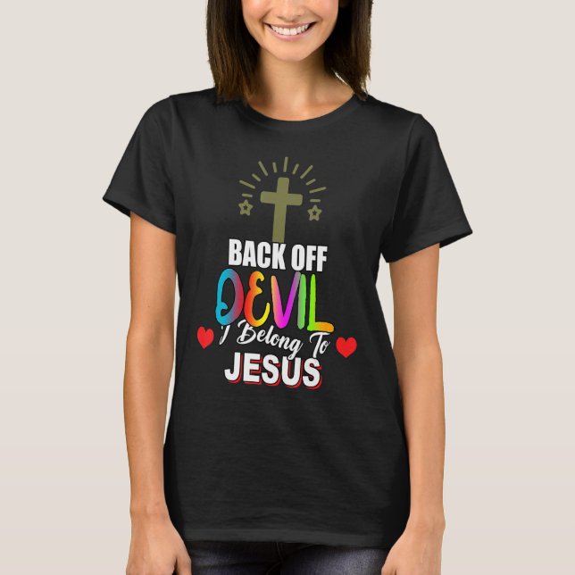 T-shirt J'Appartient À Jésus Chrétien Sarcastique (Devant)