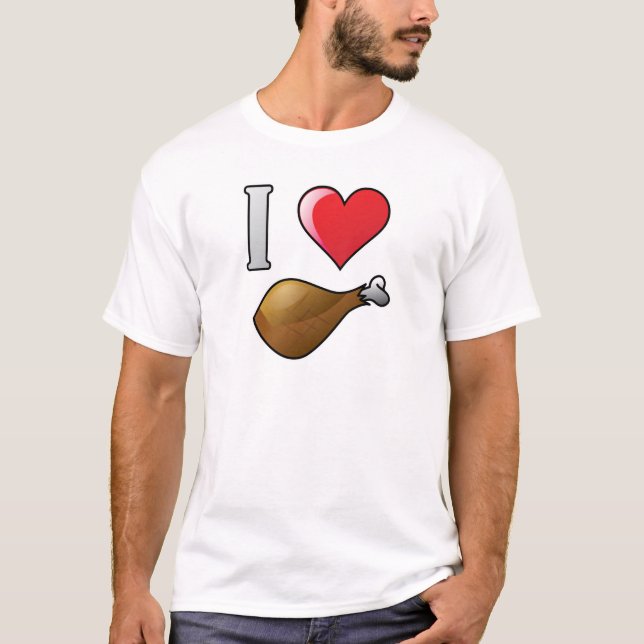 T-shirt J'appelle le pilon ! - Jambe de Turquie de (Devant)