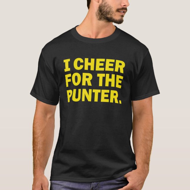 T-shirt J'applaudis pour The Punter 10 (Devant)