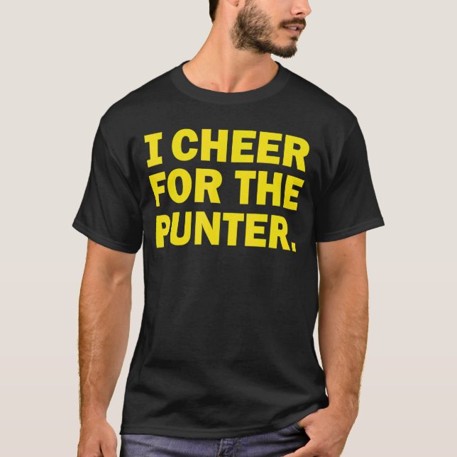 T-shirt J'applaudis pour The Punter 10 (Devant)