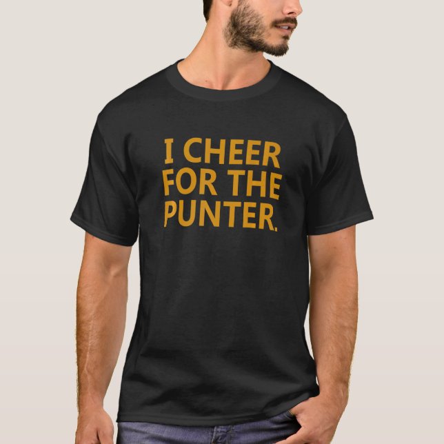 T-shirt J'applaudis pour The Punter 4 (Devant)