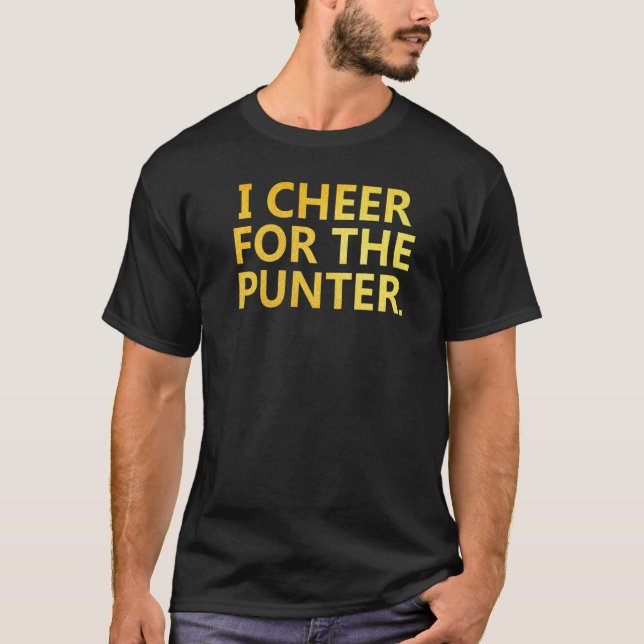 T-shirt J'applaudis pour The Punter 6 (Devant)