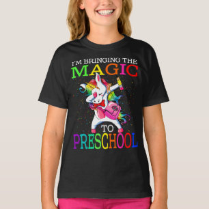 T-shirt J'apporte la magie à la licorne maternelle
