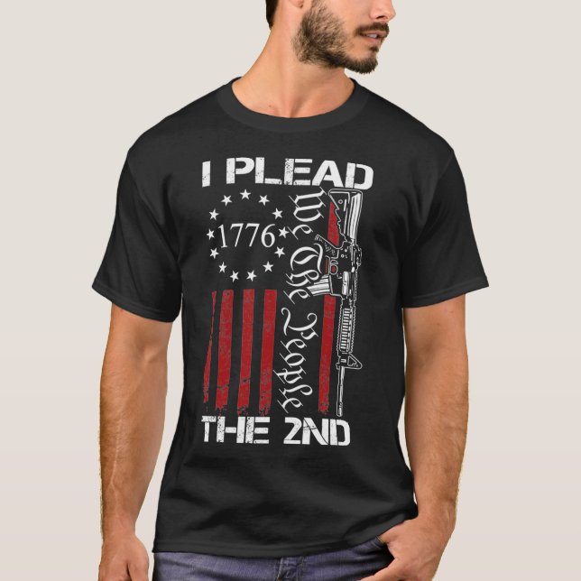 T-shirt J'Apporte Le 2ème Amendement We The People USA AR1 (Devant)