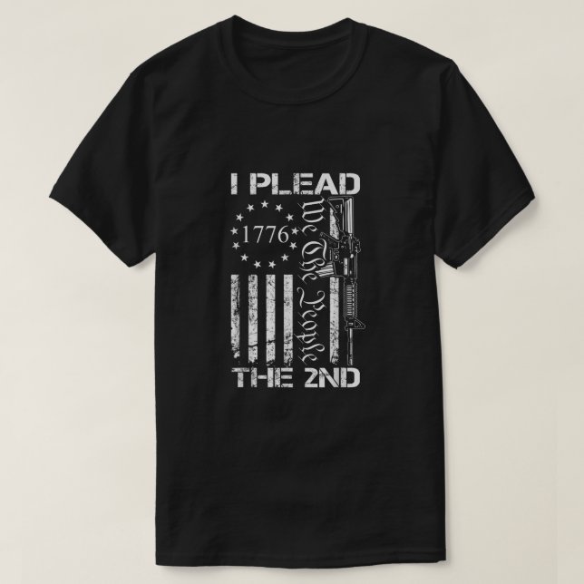 T-shirt J'Apporte Le 2ème Amendement We The People USA AR1 (Design devant)